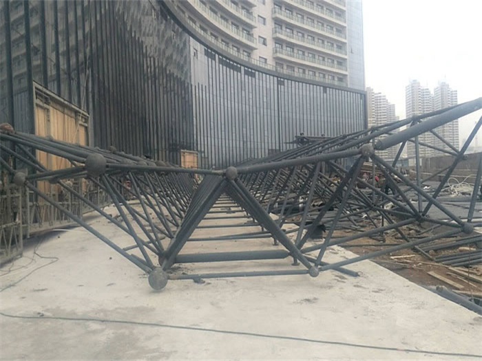 新乐万豪酒店雨棚网架